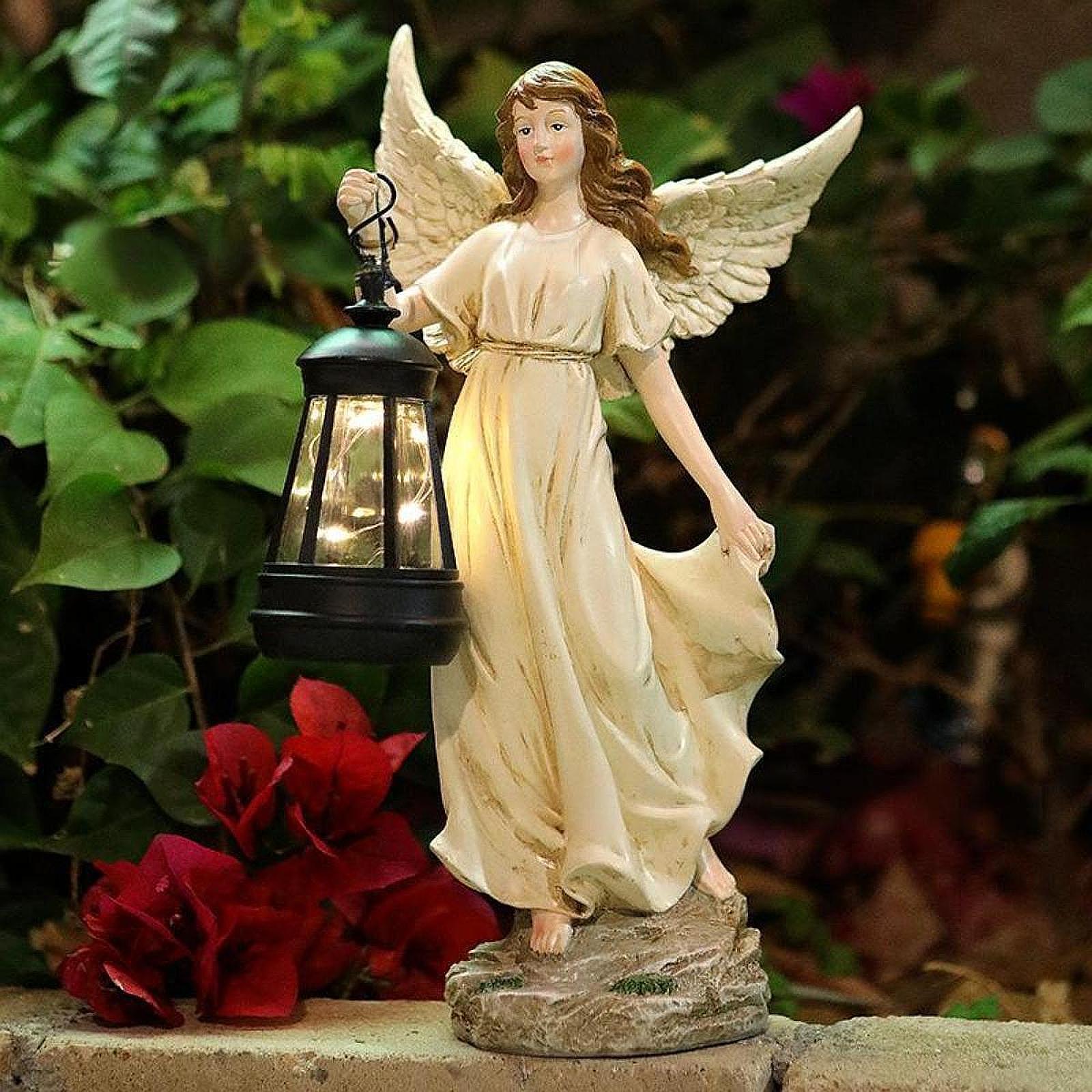 Resin Art Sculptures - Patung Peri Taman Resin Tenaga Surya