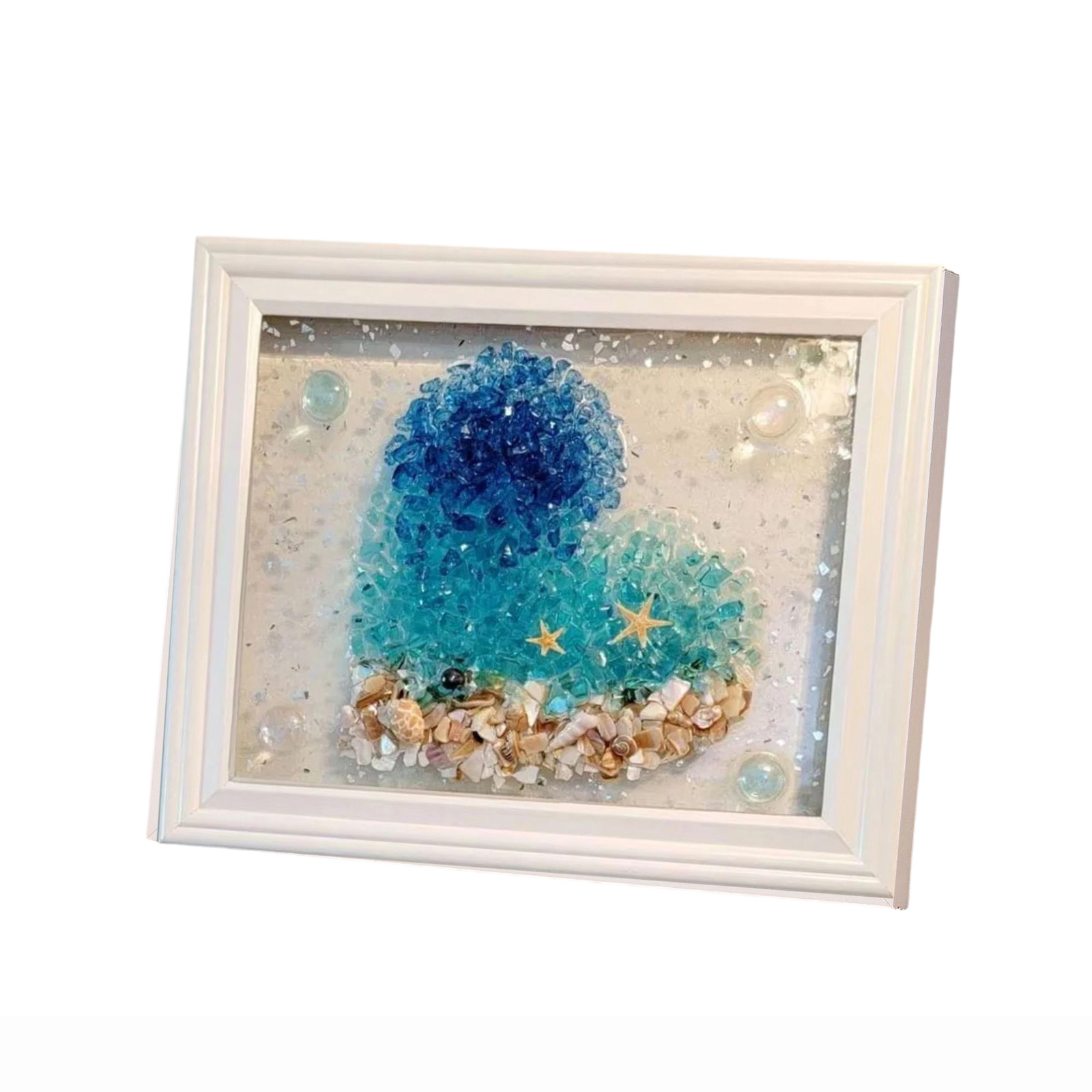 Resin Art Beach Theme - Perlengkapan Seni Kaca Laut Bingkai Seni