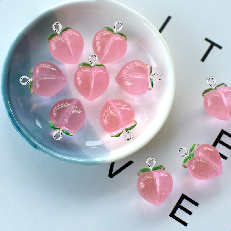 Resin Art Diy Kit - 10 Buah Liontin Resin Datar Transparan