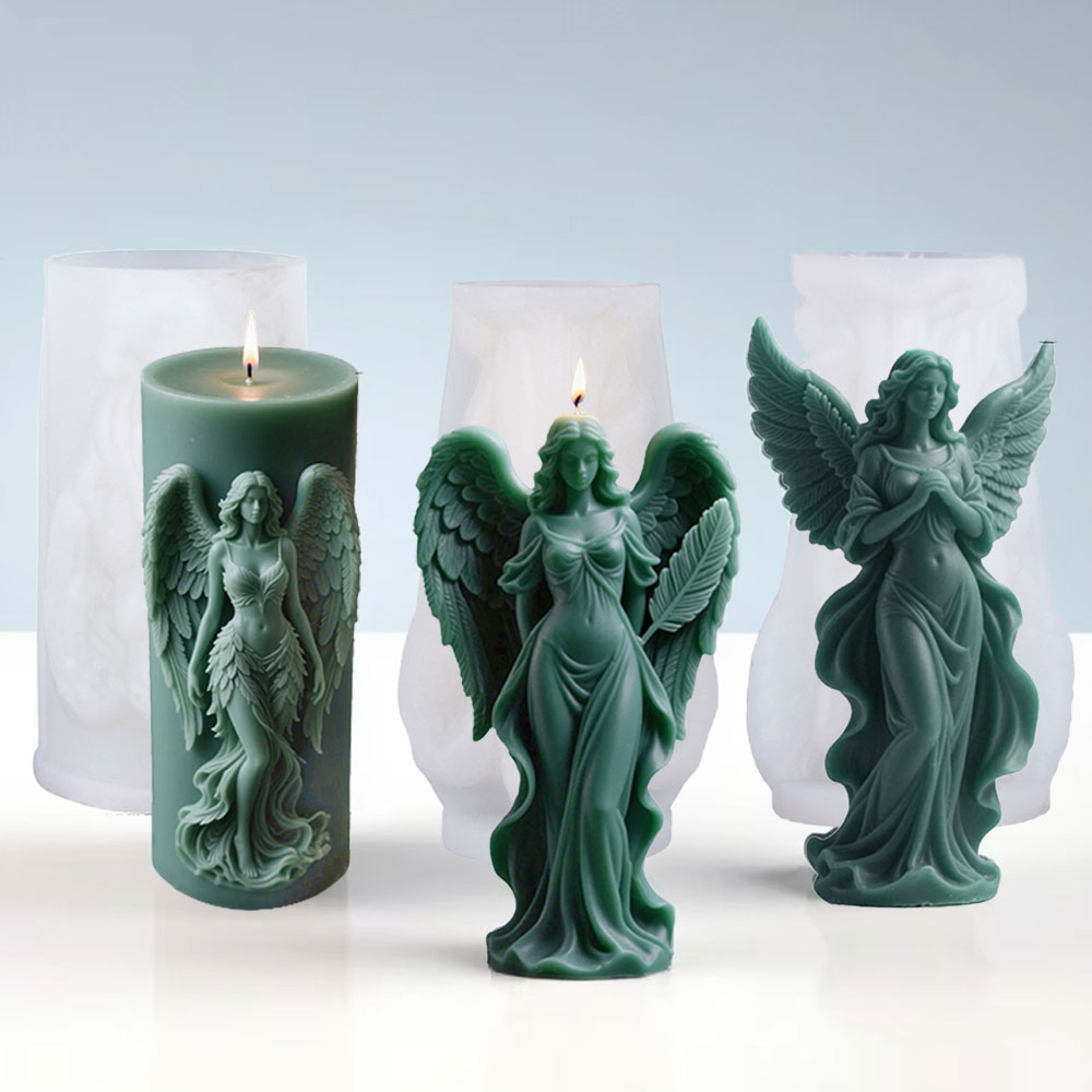 Resin Art Sculptures - Cetakan Lilin Silikon Beraroma Dewi Sayap