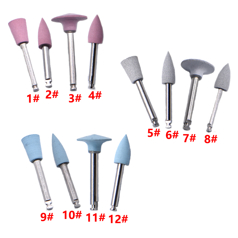 Resin Art Machine - 4PCS Kepala Penggiling Karet Kedokteran Gigi