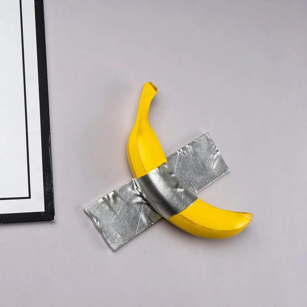 Resin Art Sculptures - Dekorasi Dinding Patung Pisang dari Resin,