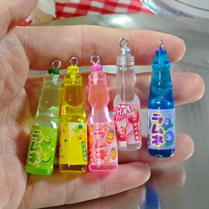 Resin Art Diy Kit - 10 Buah Liontin Resin Botol Soda