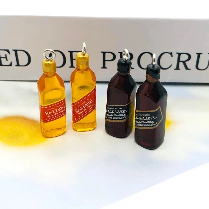 Resin Art Diy Kit - 10 Buah Liontin Resin Botol Wine