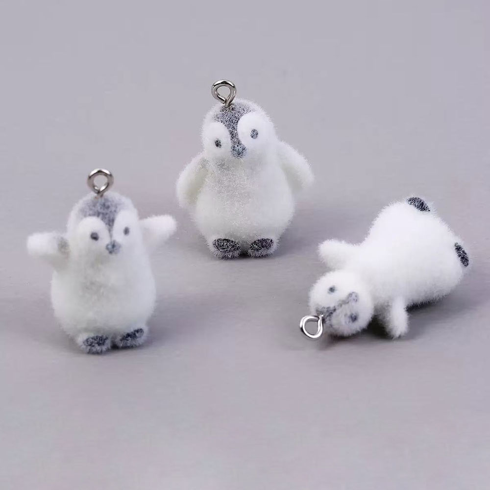 Resin Art Diy Kit - 5 pcs Gantungan Resin Bentuk Penguin