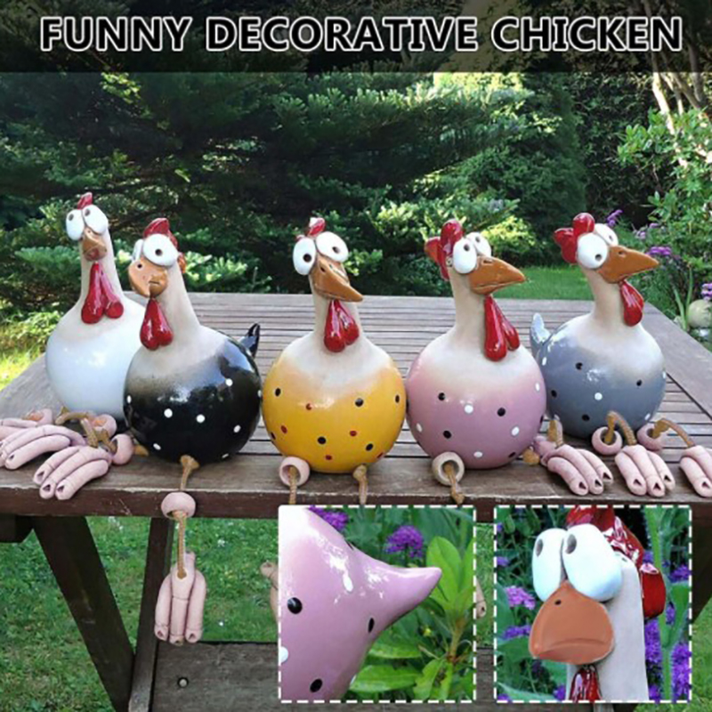 Patung Ayam Lucu dari Resin un - Resin Art Sculptures ulasan dan harga