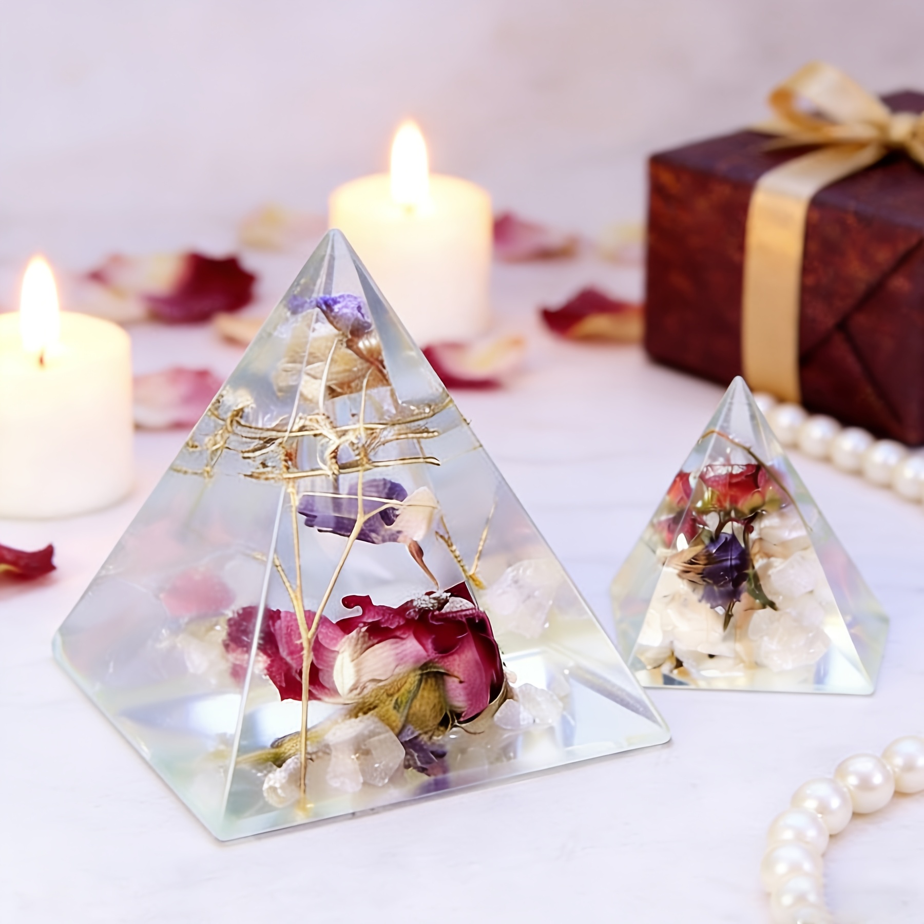 5 Buah - Cetakan Resin Piramid - Resin Art Tools ulasan dan harga
