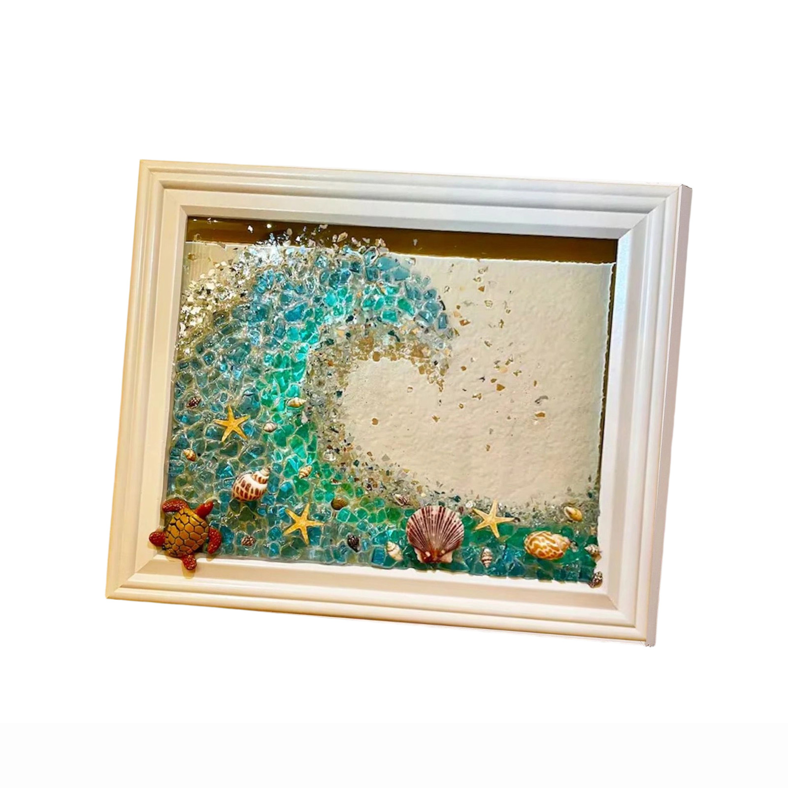 Perlengkapan Seni Kaca Laut Bi - Resin Art Beach Theme ulasan dan harga