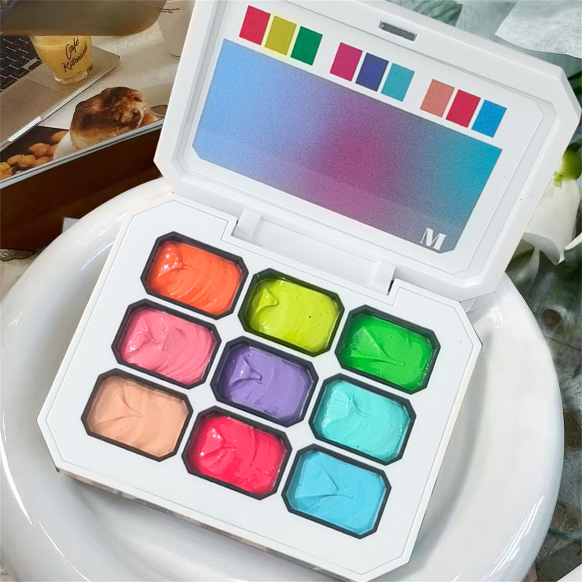 1 Buah Cat Kuku Solid 9 Warna  - Resin Art Gel ulasan dan harga