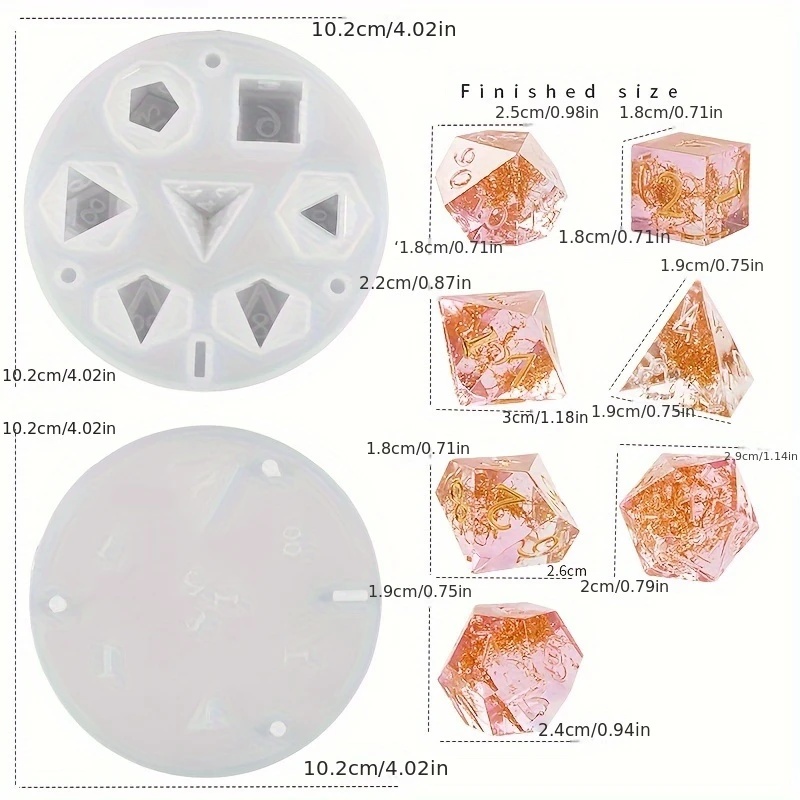 1 set cetakan resin silikon, c - Resin Art Tools ulasan dan harga