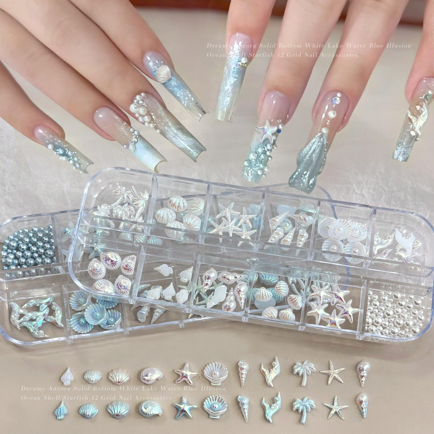 12Grids 3D Mixed Ocean Style N - Resin Art Beach Theme ulasan dan harga