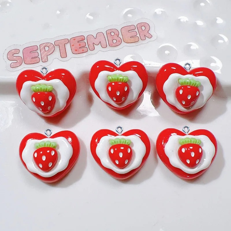 10 Buah Liontin Resin Kue Buah - Resin Art Diy Kit ulasan dan harga