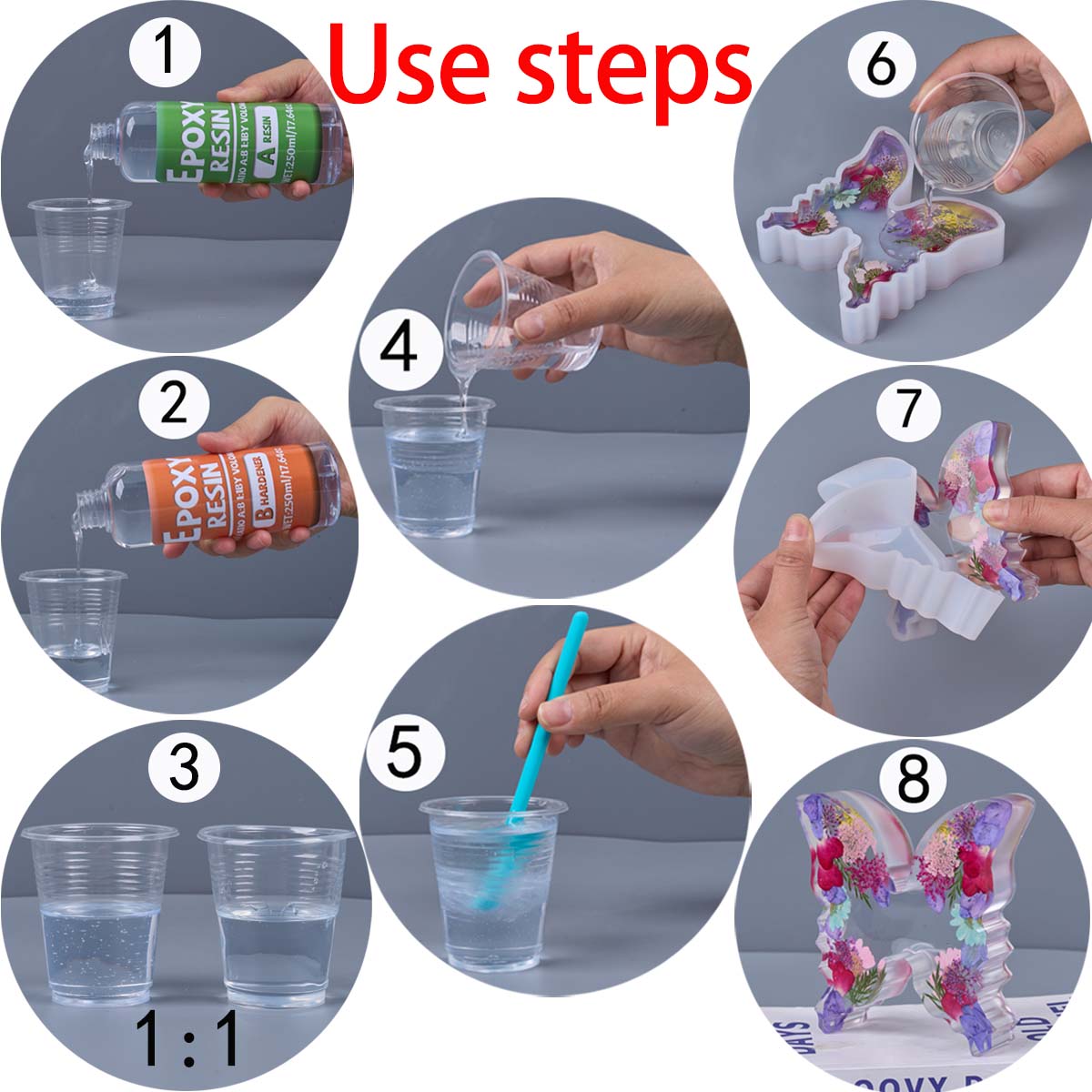 Kit Resin Epoksi Rasio 1:1 Ant - Resin Art Tools ulasan dan harga