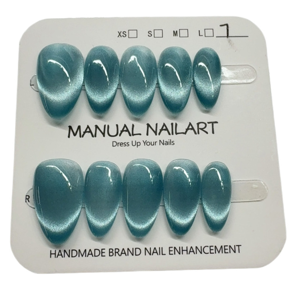 10pc Kuku Palsu Bentuk Almond  - Resin Art Gel ulasan dan harga