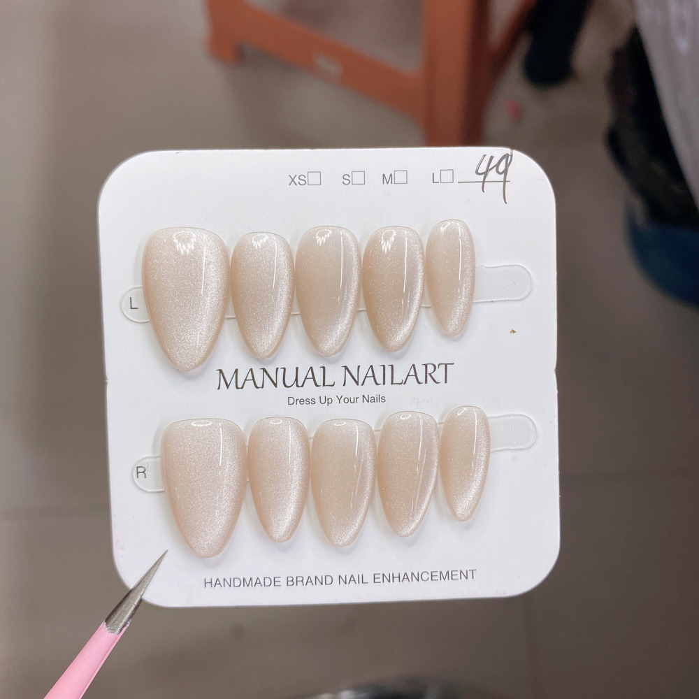 10pc Kuku Palsu Bentuk Almond  - Resin Art Gel ulasan dan harga
