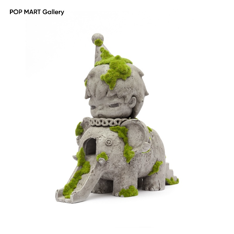 POP MART Hirono Elephant Slide - Resin Art Sculptures ulasan dan harga