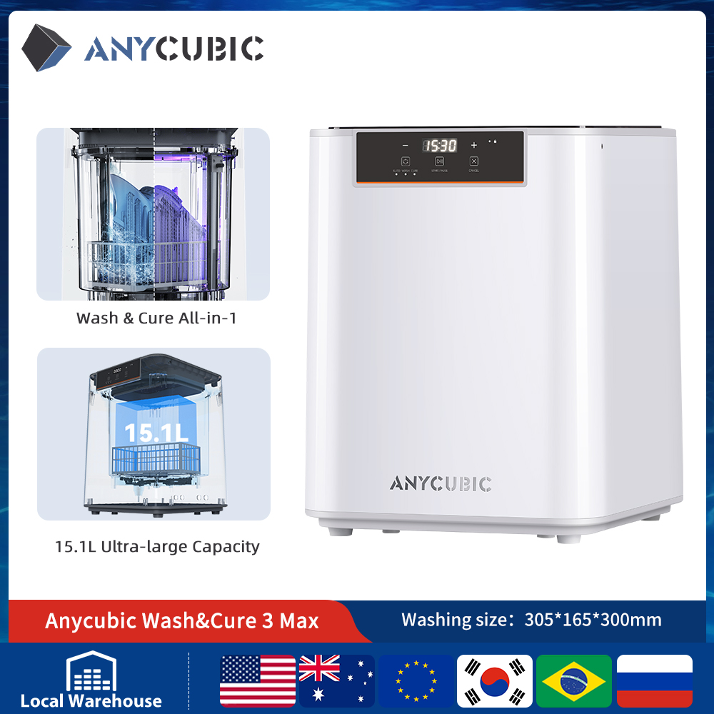 ANYCUBIC Wash & Cure 3/ 3 Plus - Resin Art Machine ulasan dan harga