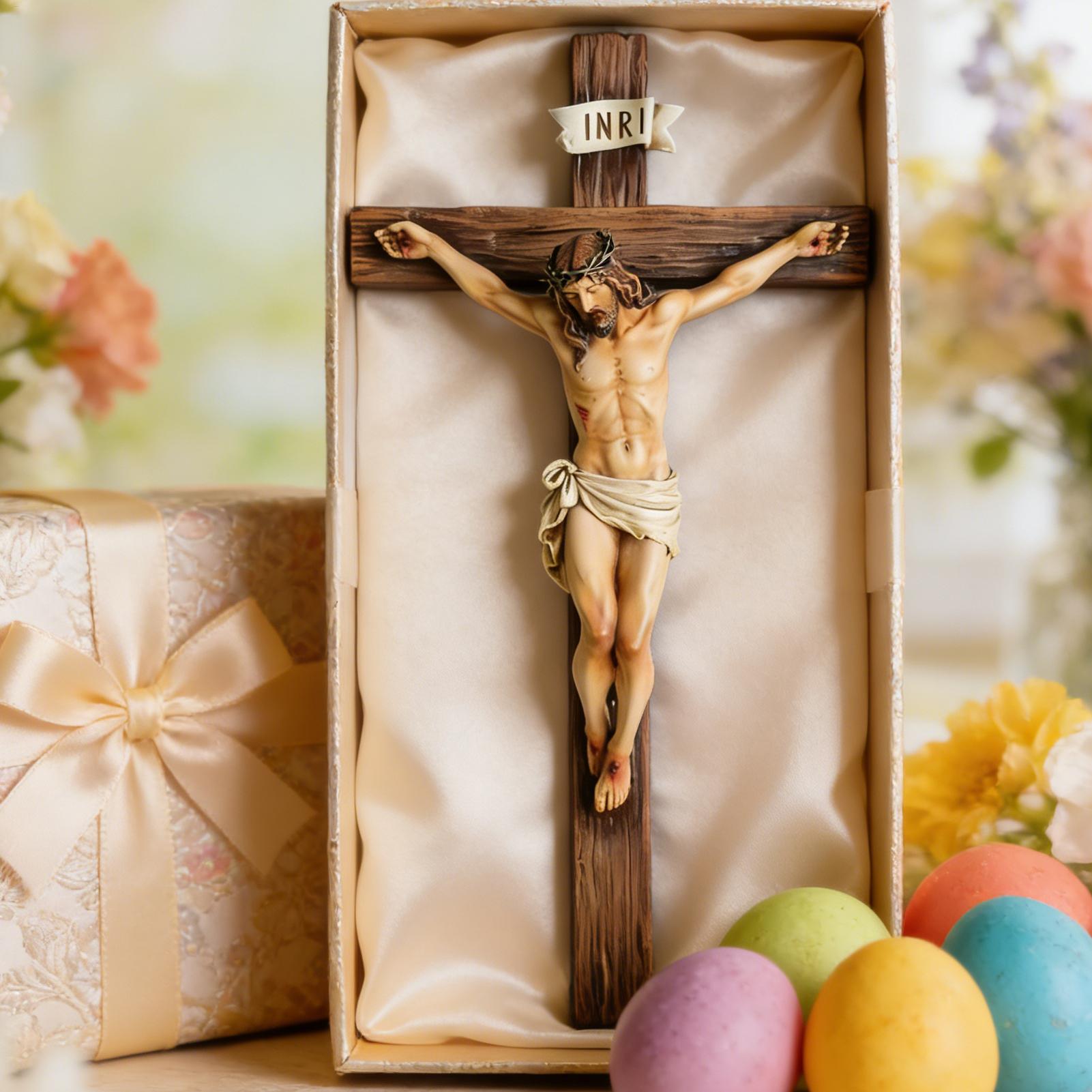 Patung Yesus Lukis Tangan 9,6  - Resin Art Sculptures ulasan dan harga