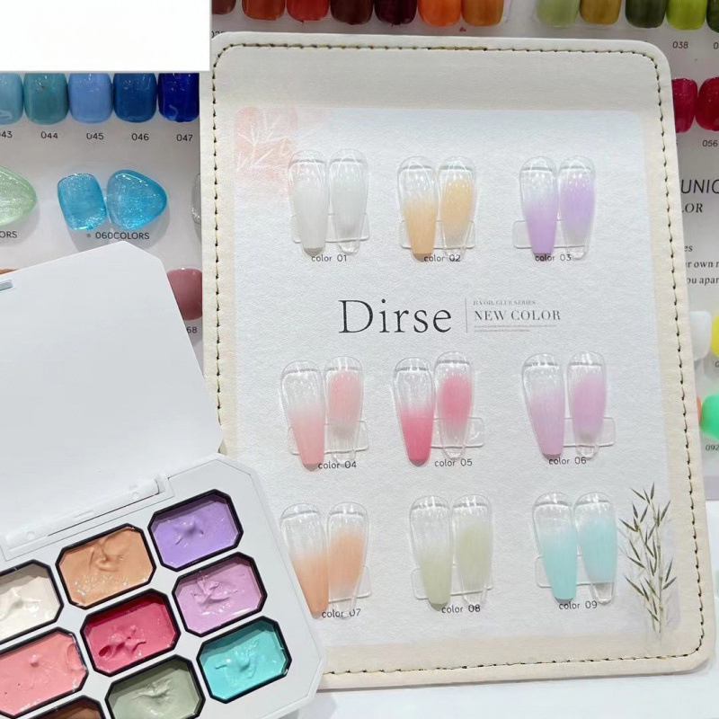 4/6/12 Grids Gel Polish Nude T - Resin Art Gel ulasan dan harga