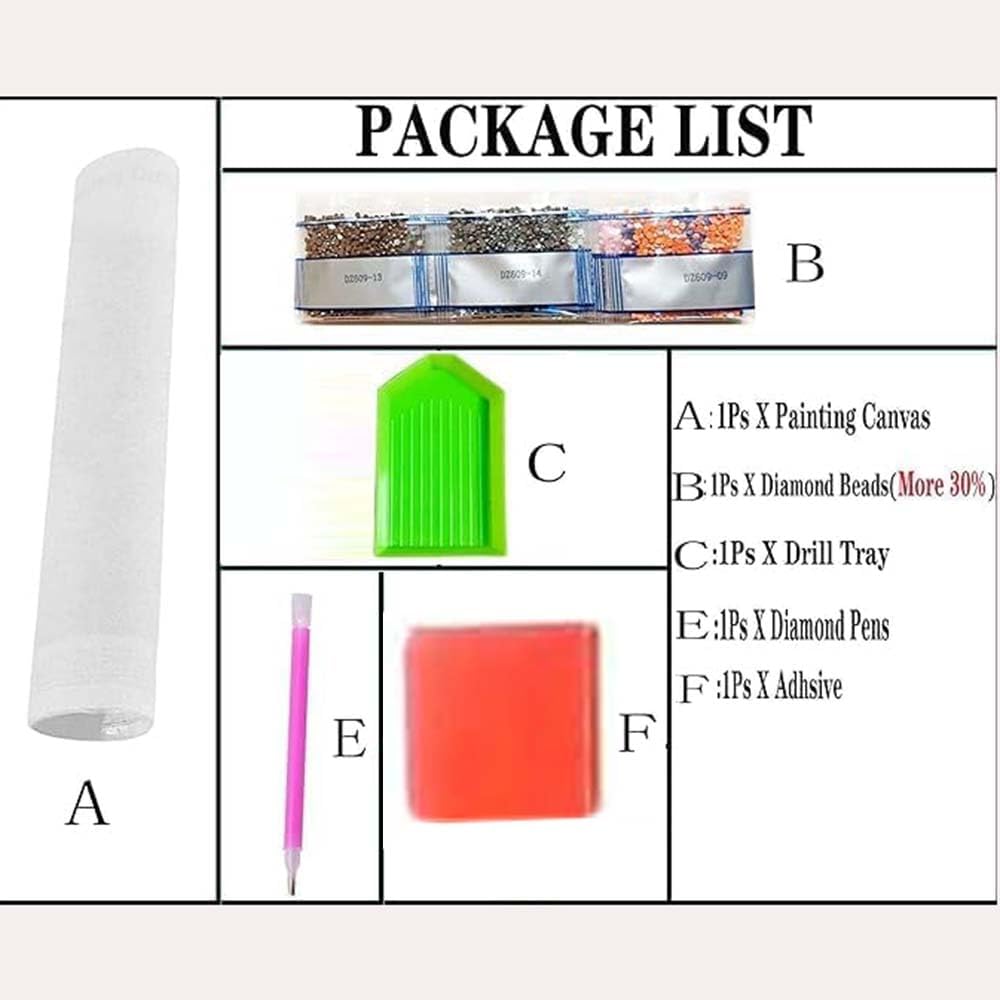 Kit Lukisan Berlian Bentuk Khu - Resin Art For Beginner ulasan dan harga