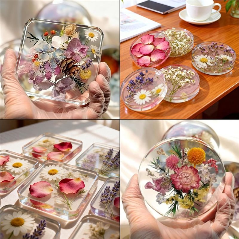 Cetakan Resin Coaster Silikon  - Coaster Mold Square ulasan dan harga