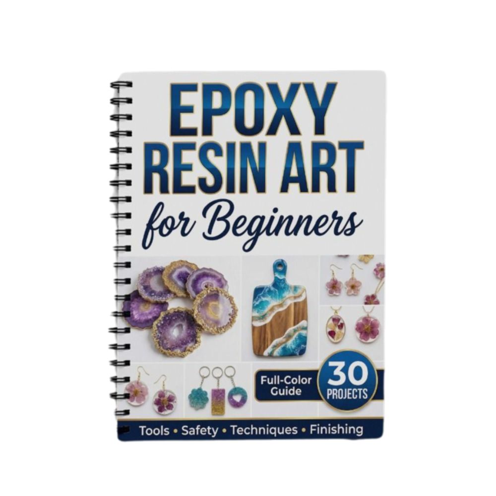 Buku Panduan Seni Resin Epoxy  - Resin Art Guide Book ulasan dan harga
