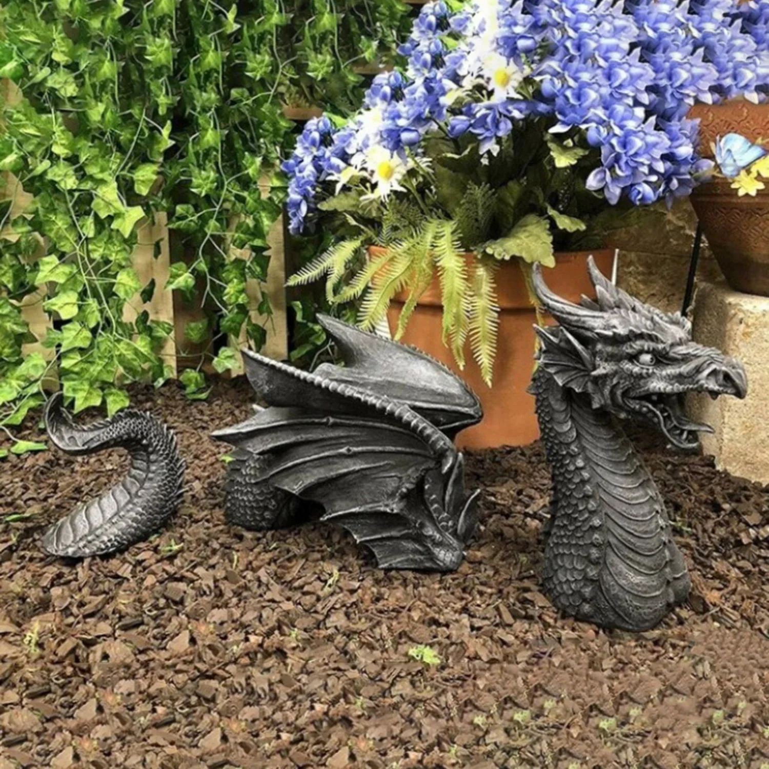 Patung Naga Resin raksasa patu - Resin Art Sculptures ulasan dan harga
