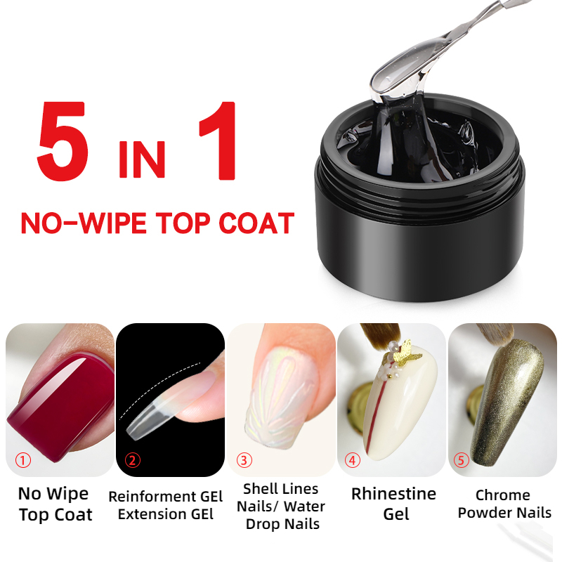 MSHARE 3D Top Coat Gel 50Ml 5  - Resin Color Paste ulasan dan harga