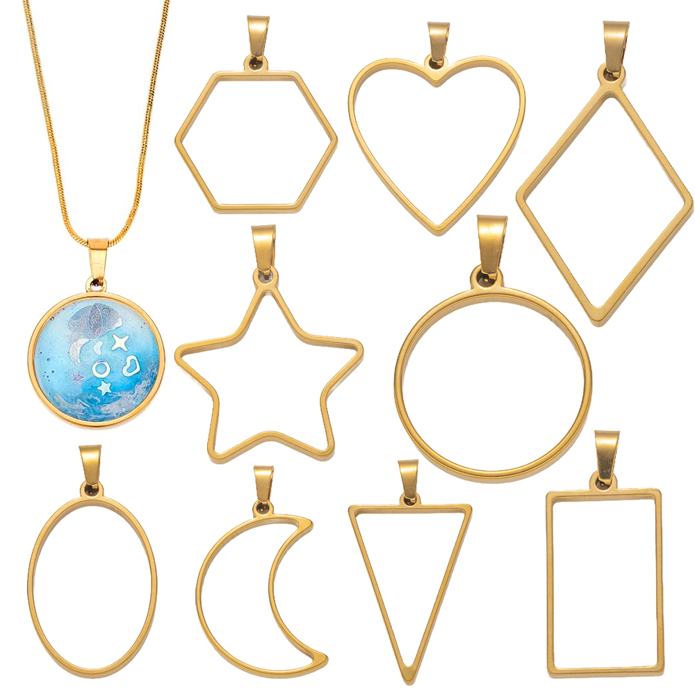 5 pcs Cetakan Resin Stainless  - Resin Art Diy Kit ulasan dan harga