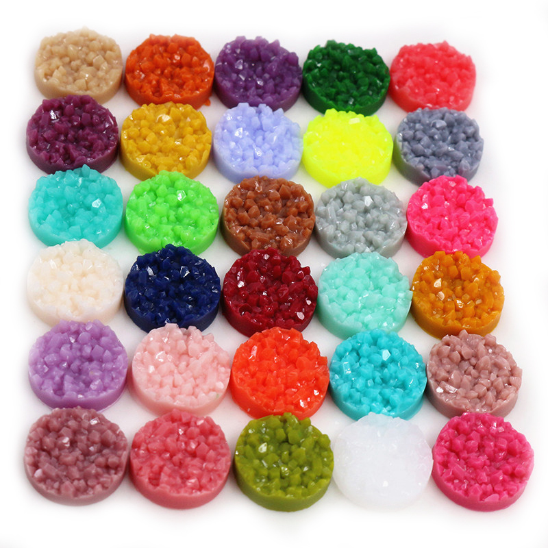 40 Buah Resin Druzy Cabochons  - Resin Art Diy Kit ulasan dan harga