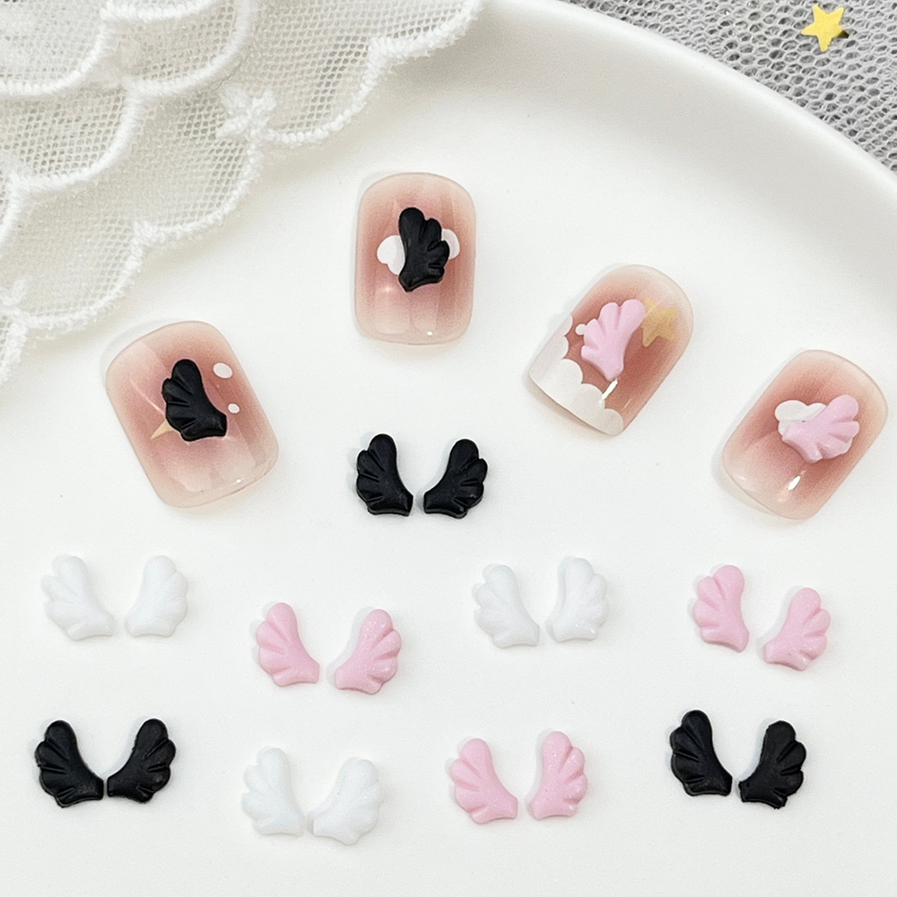 100pcs Hiasan Kuku Sayap Campu - Resin Art Workshop ulasan dan harga