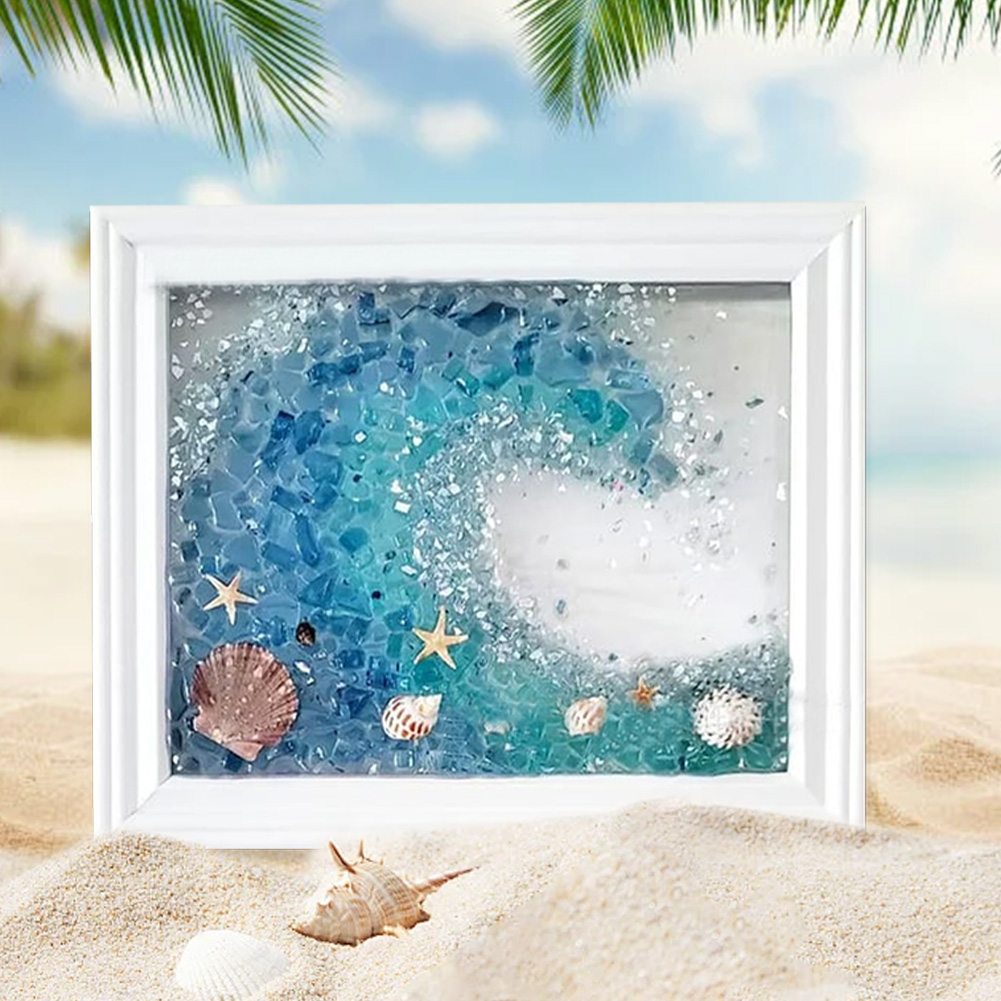 Kit Seni Kaca Laut, Kit Seni & - Resin Art Beach Theme ulasan dan harga