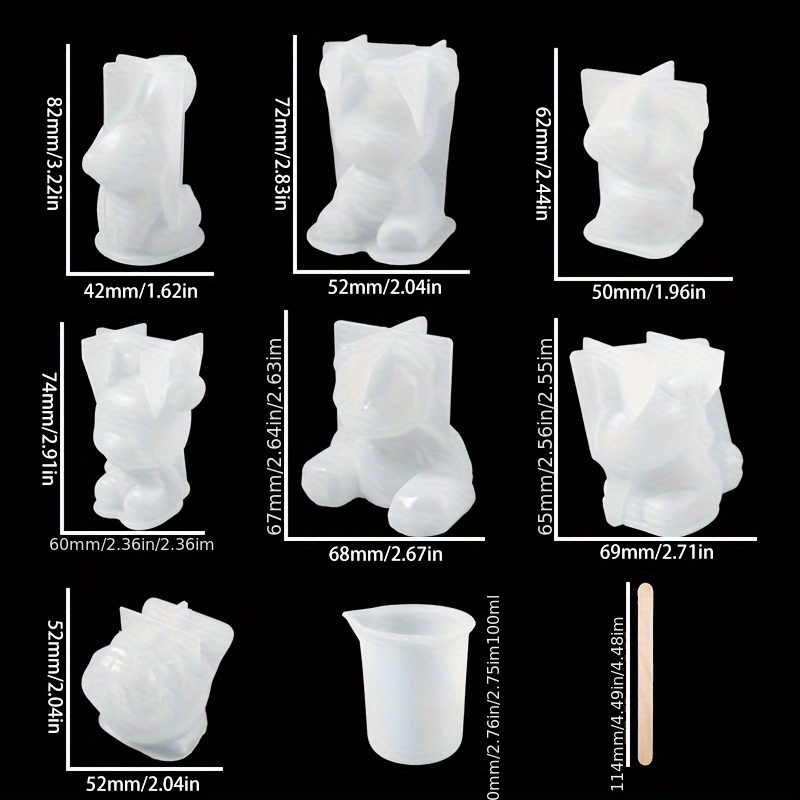 19pcs Set Cetakan Resin, Cocok - Resin Art Tools ulasan dan harga