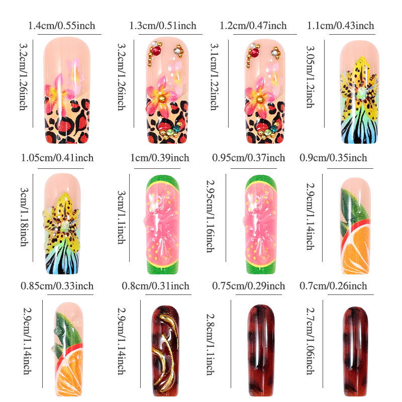 24Pcs Kuku Palsu Buatan Mesin  - Resin Art Machine ulasan dan harga