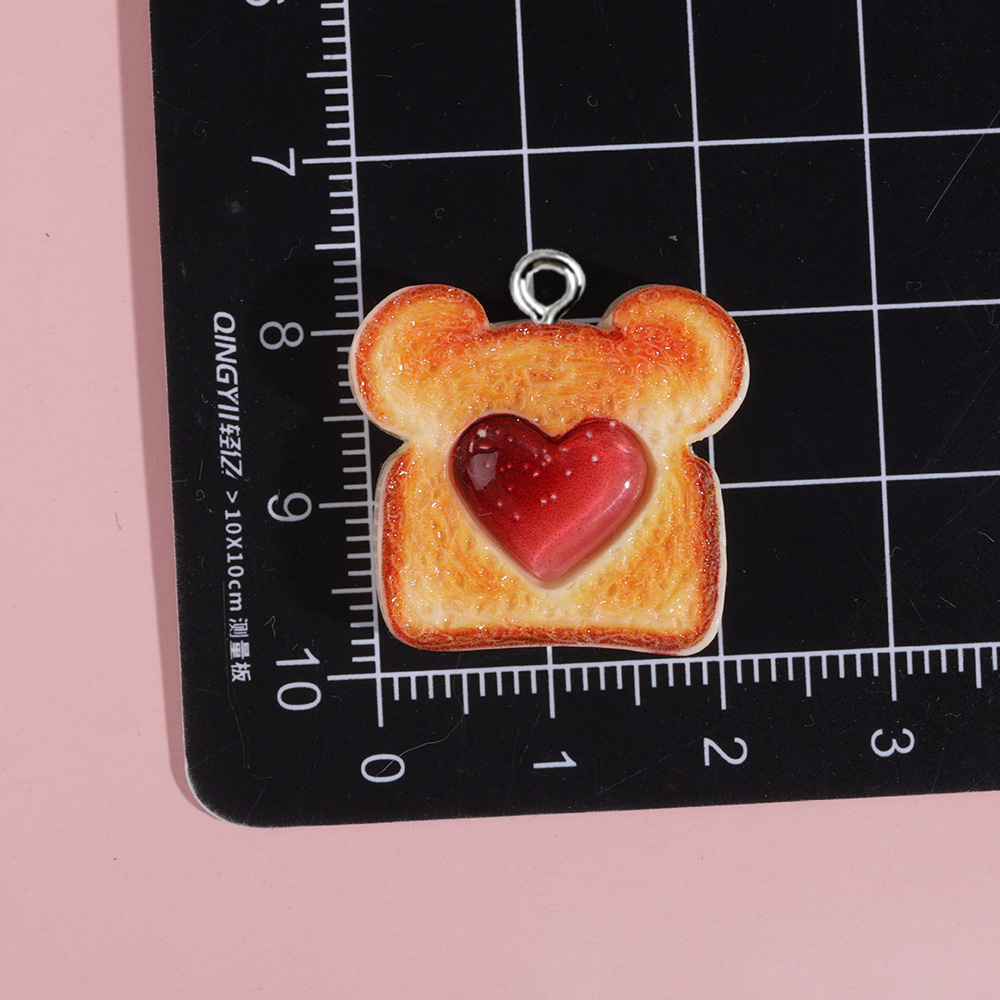 10pcs Resin Charms Bentuk Hati - Resin Art Diy Kit ulasan dan harga