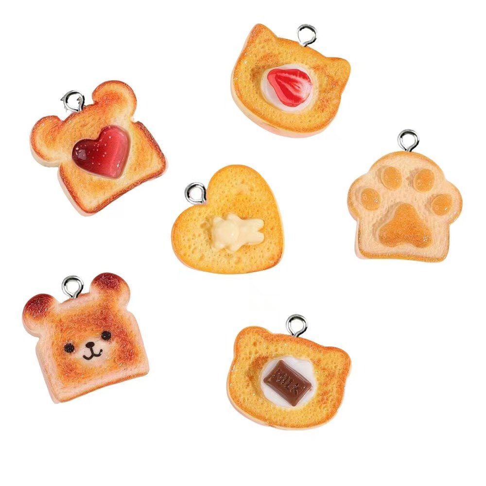 10pcs Resin Charms Bentuk Hati - Resin Art Diy Kit ulasan dan harga
