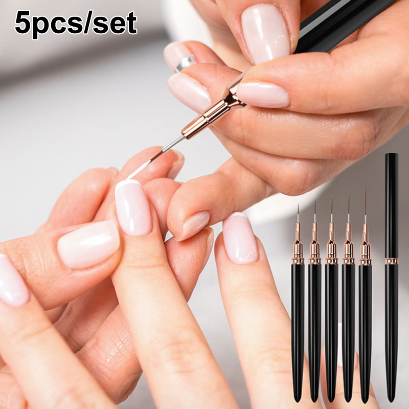 # 5 Buah/Set Kuas Liner Seni K - Resin Art Gel ulasan dan harga
