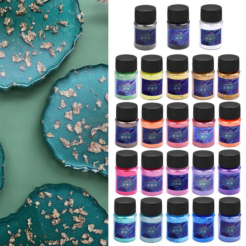 24 Warna Epoksi Resin Pewarna  - Resin Color Paste ulasan dan harga