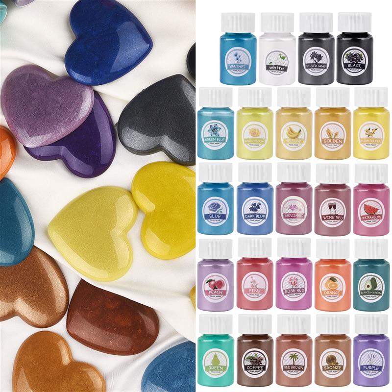 24 Warna Epoksi Resin Pewarna  - Resin Color Paste ulasan dan harga