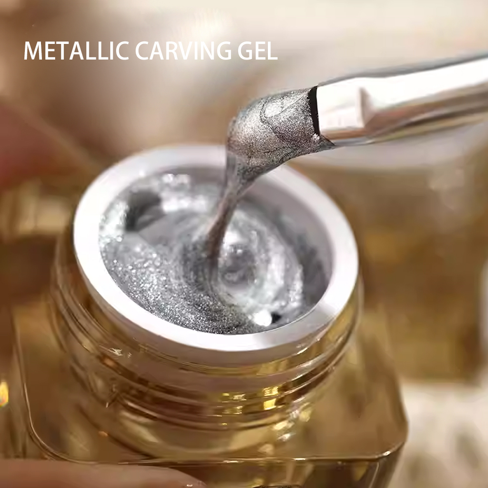 Gel Ukiran Metalik 8g, Gel Luk - Resin Art Gel ulasan dan harga