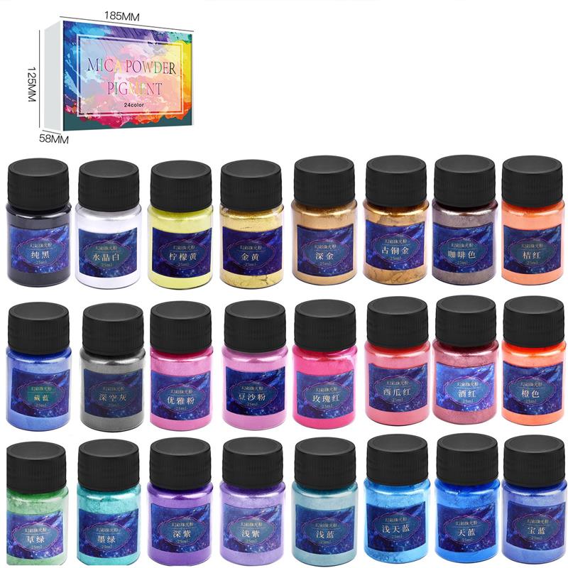 6/24/30 warna Epoxy Resin pewa - Resin Color Paste ulasan dan harga