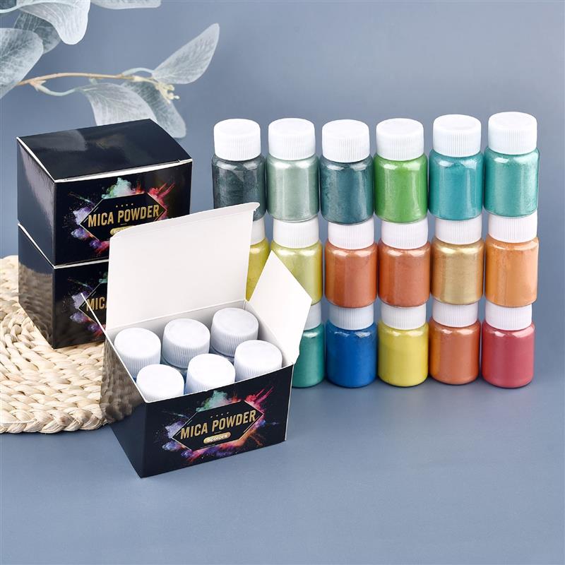 6 buah-Set Epoxy Resin pewarna - Resin Color Paste ulasan dan harga