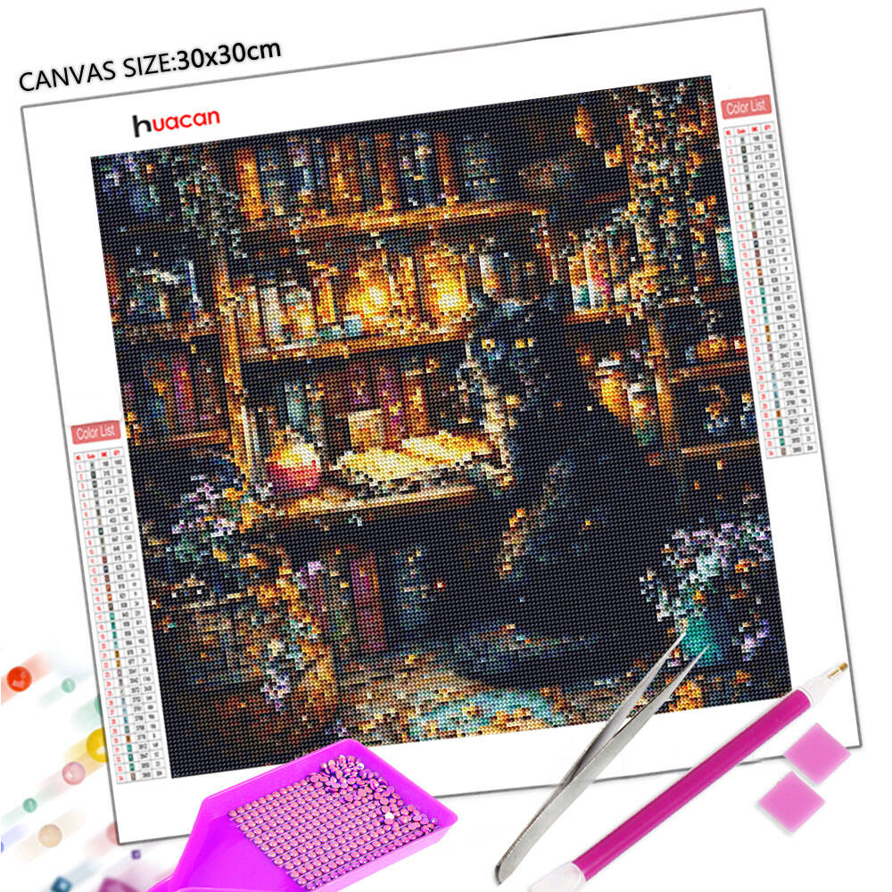 Lukisan Berlian DIY Huacan 5D  - Resin Art Guide Book ulasan dan harga