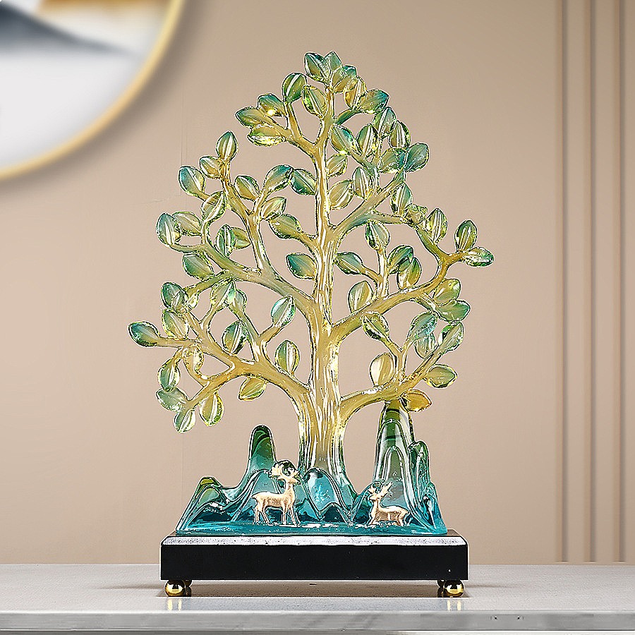 Patung Resin Pohon Ginkgo Fa C - Resin Art Sculptures ulasan dan harga